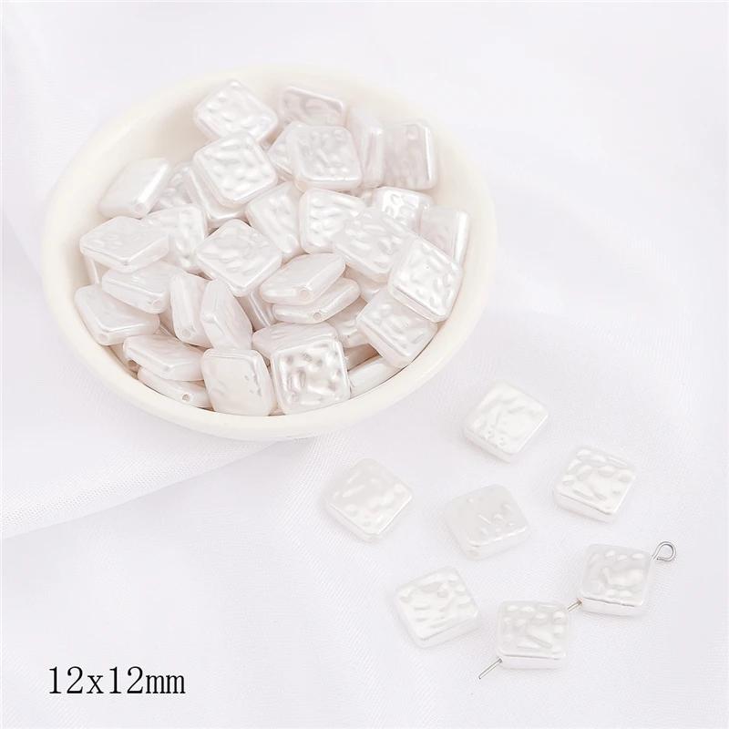 Irregular ABS Imitation Pearls Beads Acrylic Loose Beads for Jewelry Making DIY Necklace Earrings Hairclip Bracelet Necklace