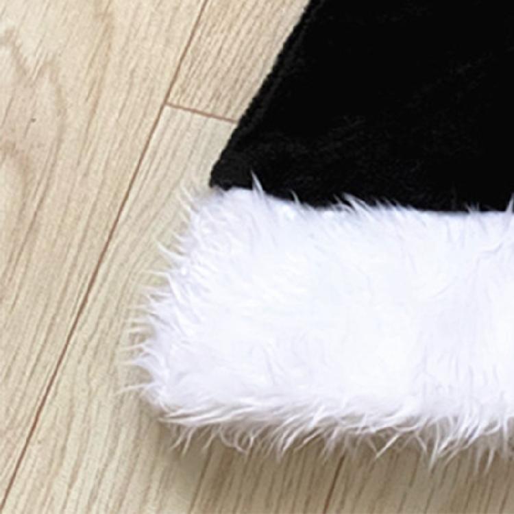 Christmas Party Hat Furry Christmas Hat Plush Santa Hat Christmas Party Decor
