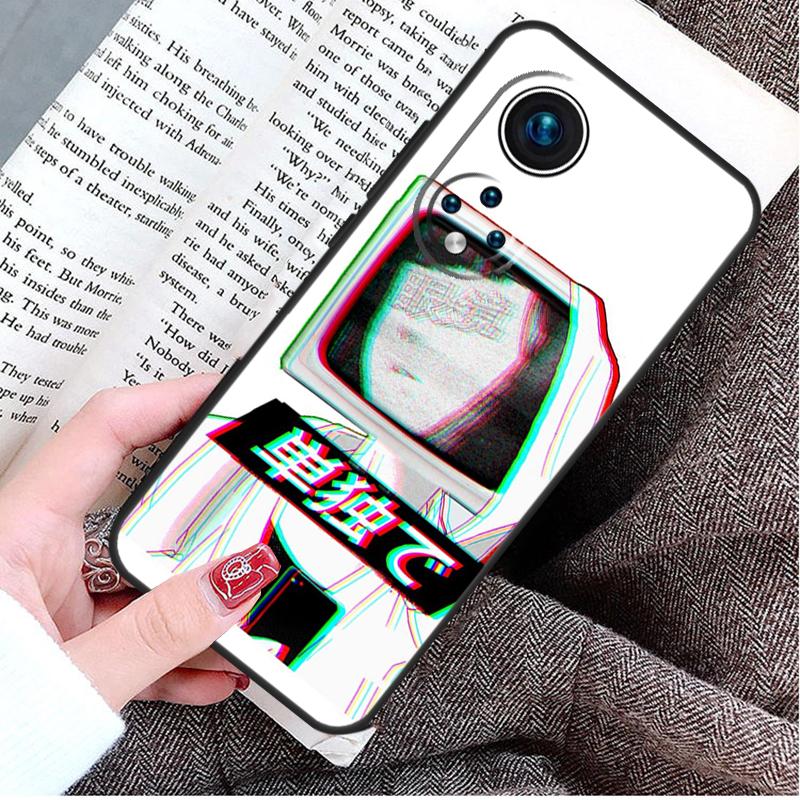 Sad Girl Japanese Anime Case For Honor Magic 8 Pro 5 6 7 Lite Honor 400 200 50 70 90 X9d X9c X9b X9a X8b Win RT Cover