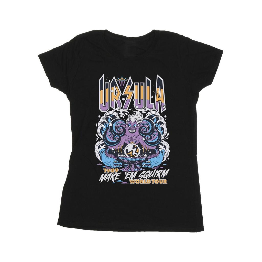 Disney Womens/Ladies Villains Ursula Make Em Squirm Cotton T-Shirt