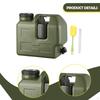 Camping Water Jug Leakproof Bucket With Spigot Hand Soap Dispenser Portable Container Large