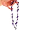 Herbst und Winter Natürliche Königliche Amethyst Pullover Kette Halskette Schlüsselbein Kette Damen