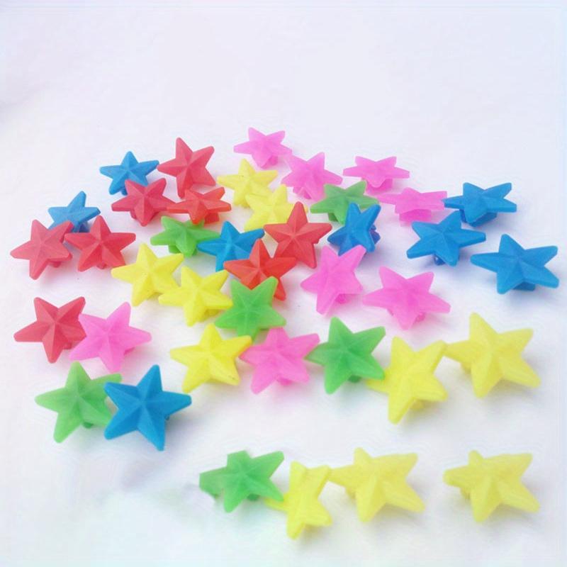 36pcs Colorful Star-Shaped Bicycle Spoke Beads Durable Ideal for Kids' Bikes & Adult Bikes, Bicycle Accessories Bicycle Decorations