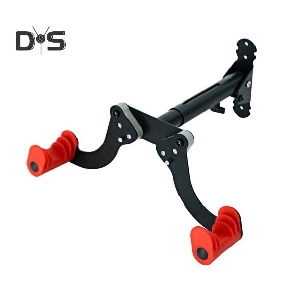 

Настенное крепление для велосипеда, прочная металлическая горизонтальная вешалка для велосипеда, экономящая место, для дома, гаража, квартиры, горной дороги, настенная стойка для хранения велосипеда красный/чёрный