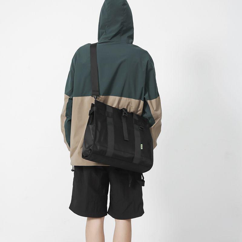Men's Large Capacity Casual Crossbody & Shoulder Bag - Trendy Unisex Tote for Class and Commute