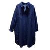 2025 Women's Loose Fit Long-Sleeved Polo Collar Shirt - Early Autumn Commuter Style with High Manganese Wash