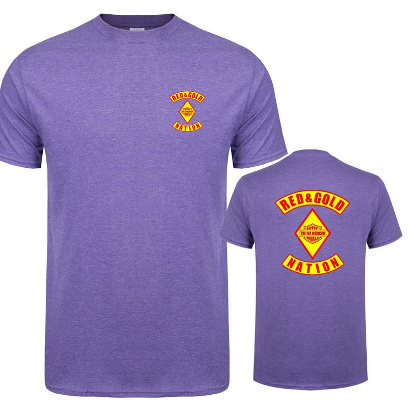 Red And Gold Nation Bandidos T Shirt Unisex Summer Short Sleeve Cool Streetwear Tops Cotton Oversized Tshirt Dz188