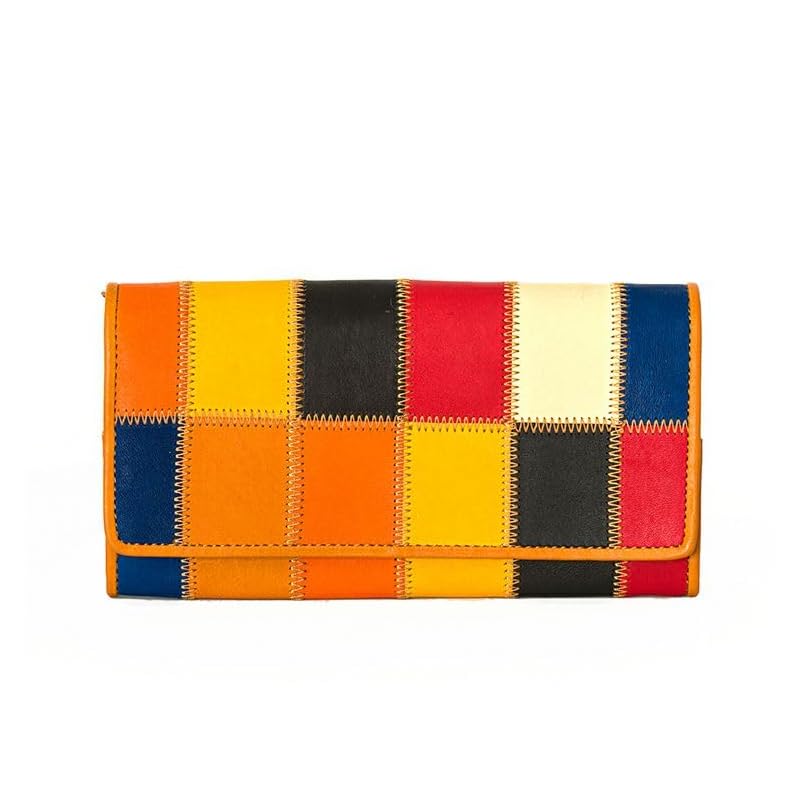 

[Tryon] official Manufactured by a baseball glove manufacturer flap type long wallet multi color genuine leather bifold long wallet large capacity