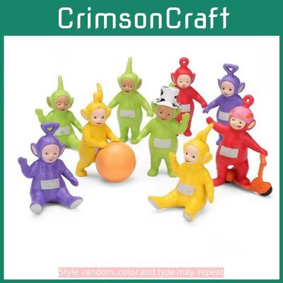 Roztomilá PVC dětská figurka hračka dárek Teletubbies příslušenství k pouzdru na telefon 5-9cm/1.96-3.54in)
