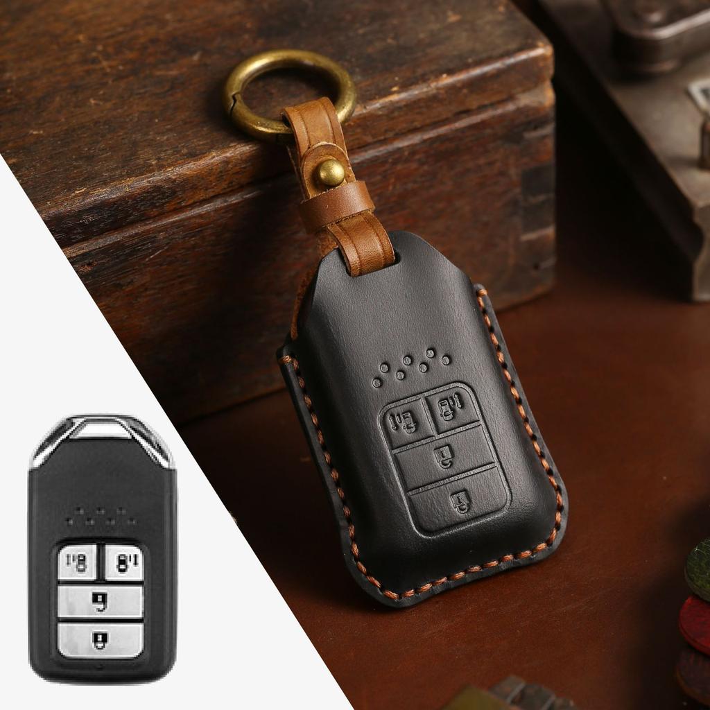 Suitable for Honda key case CRV Lingpai XRV 10th generation Civic Accord Crown Fit leather car key case