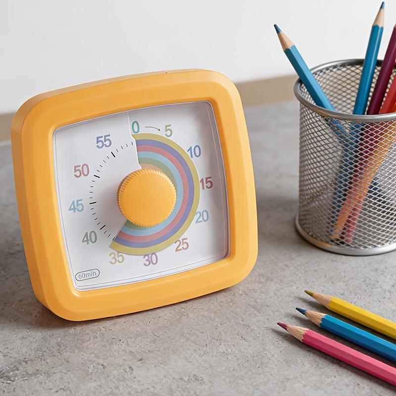Macaron-Colored Visual Timer | Student Study/Kitchen Timing Artifact "Visual Rainbow Time Bar", Adults' Work Can Intuitively Sense Remaining Time
