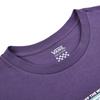 Vans Large Back Logo Print Short Sleeve T-Shirt Women Tops Purple VN0A4MNDY0X