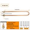 High-Power Stainless Steel U-Shaped Heating Tube Steamed Rice Machine (220V/380V)