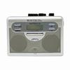 WINTECH Radio Tape Recorder with Digital Radio FM Digital Alarm 2 AA Batteries and AC Adapter PCT-11R2 AM/FM Auto-Reverse Playback, AM/FM (Wide