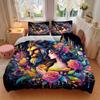 3pcs Beauty and the Beast Print Cover Set Ultra Soft, Breathable, and Comfortable Bedding with Stylish Design for Bedroom and Guest Room Decor 1