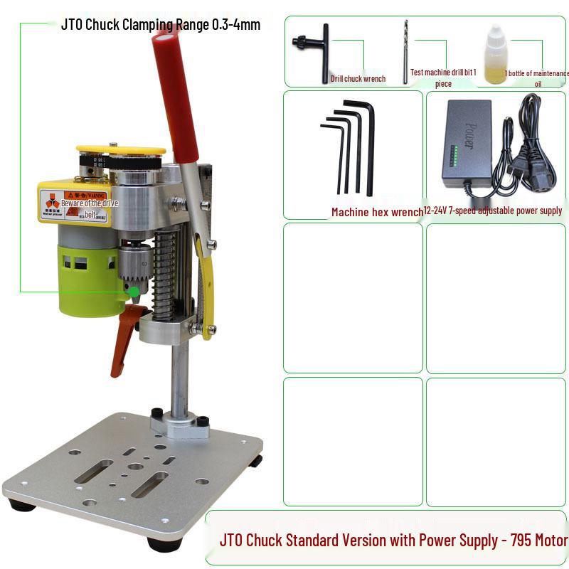 Micro Mini Bench Drill: DIY Precision Electric Tool for Watch, Phone Repair, and Household Projects