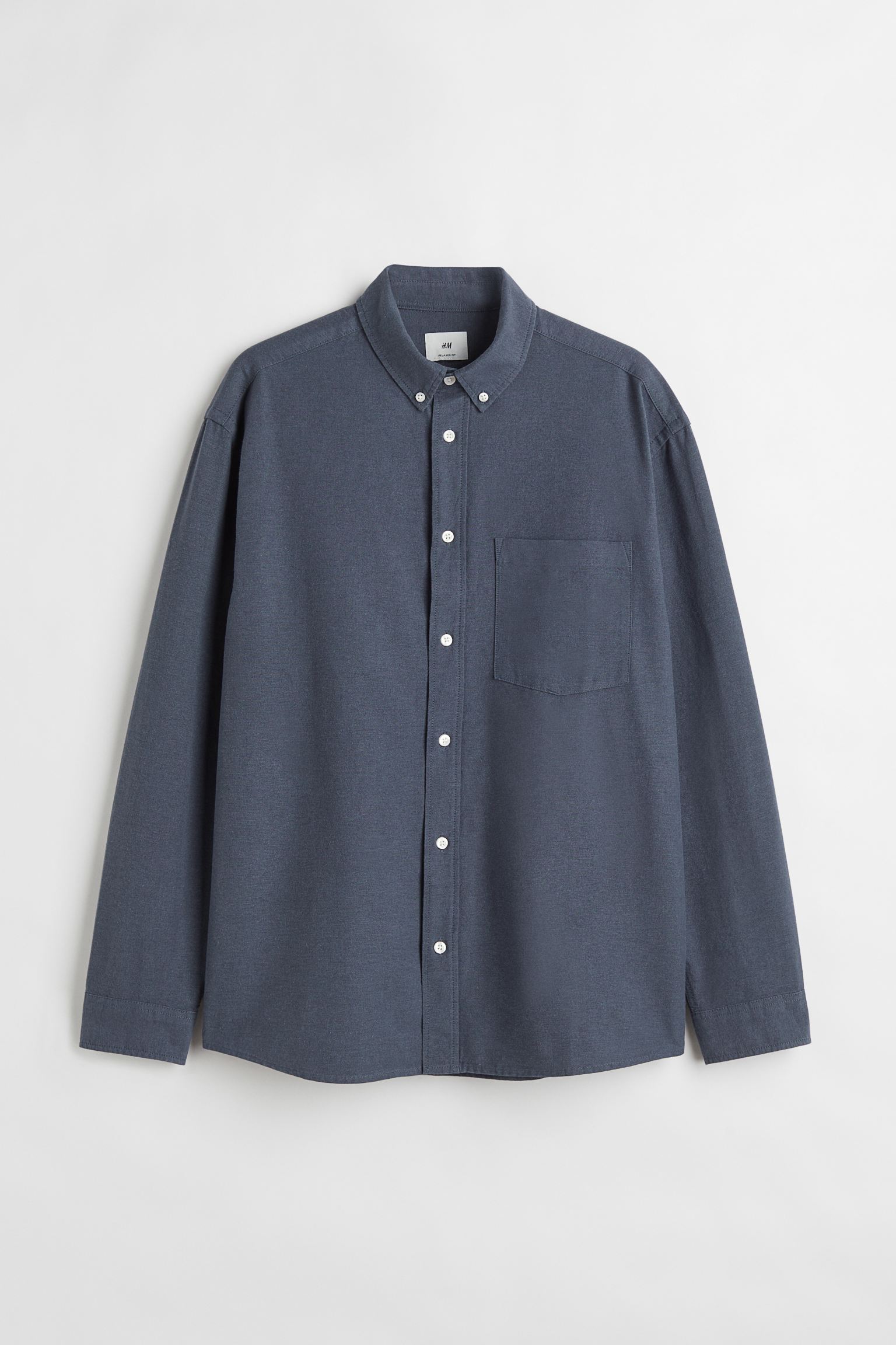 

Оксфордская рубашка свободного кроя