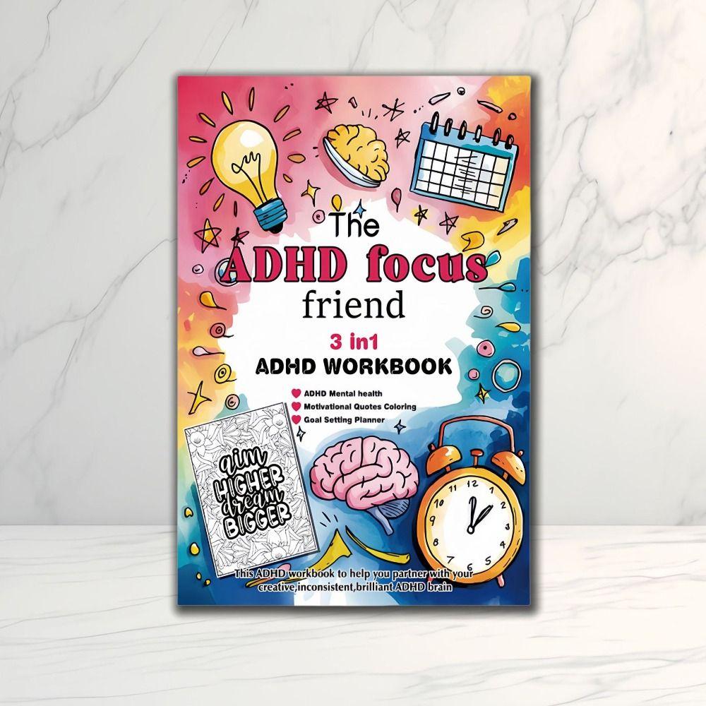 Concentration-Oriented Organizer Planner Undated Planner  Planner For Adults