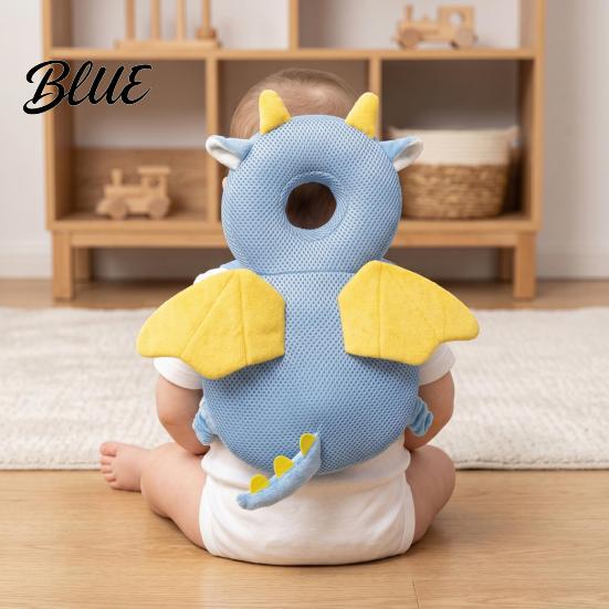 Infant Head Protection Gear Baby Protector Backpack Cute Animal Soft Cushion Prevents Babies Toddler Safety Backward Fall Breathable Stuffed