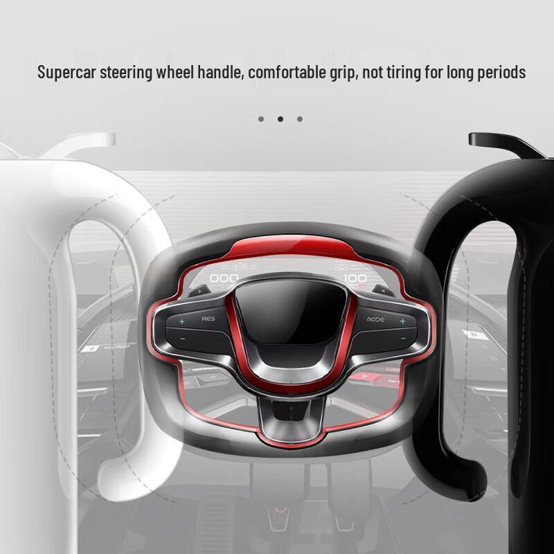 Shimeile Glass Liner Thermos with Temperature Display