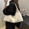Leisure Soft Leather Tote Bag Vintage Women's Armpit Bag Trendy Large Shoulder Bag  Girls
