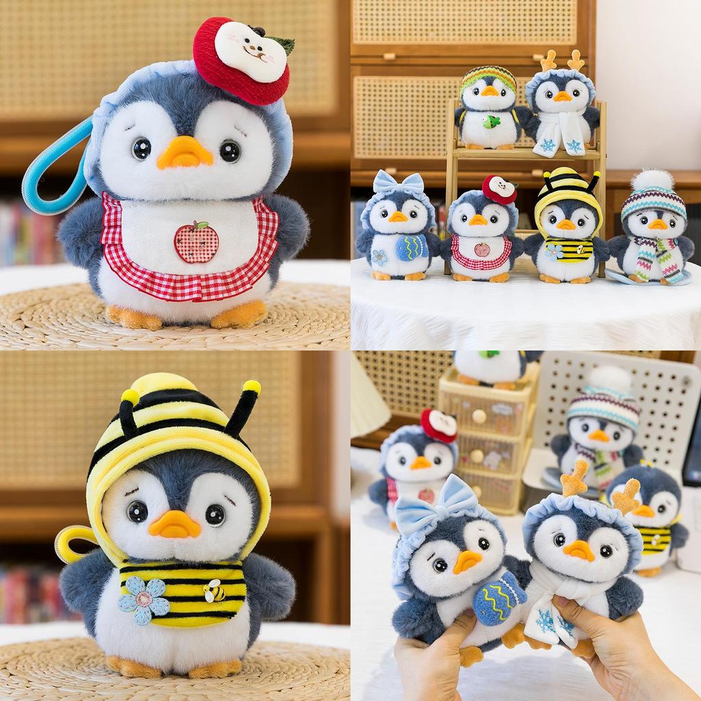 Plush Penguin Doll With Soft Short Pile Fabric For Kids Baby Gift And Room Decor