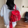 Solid Color Women's Backpack Commuter Lightweight Drawstring Backpack