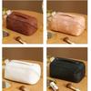 Large Capacity Retro Pillow Cosmetic Bags Exquisite Pattern Toiletry Organizer  for Women