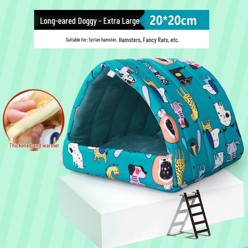 Winter Warm Cotton Nest for Small Pets: Hamsters, Chinchillas, Hedgehogs, Squirrels & Rabbits