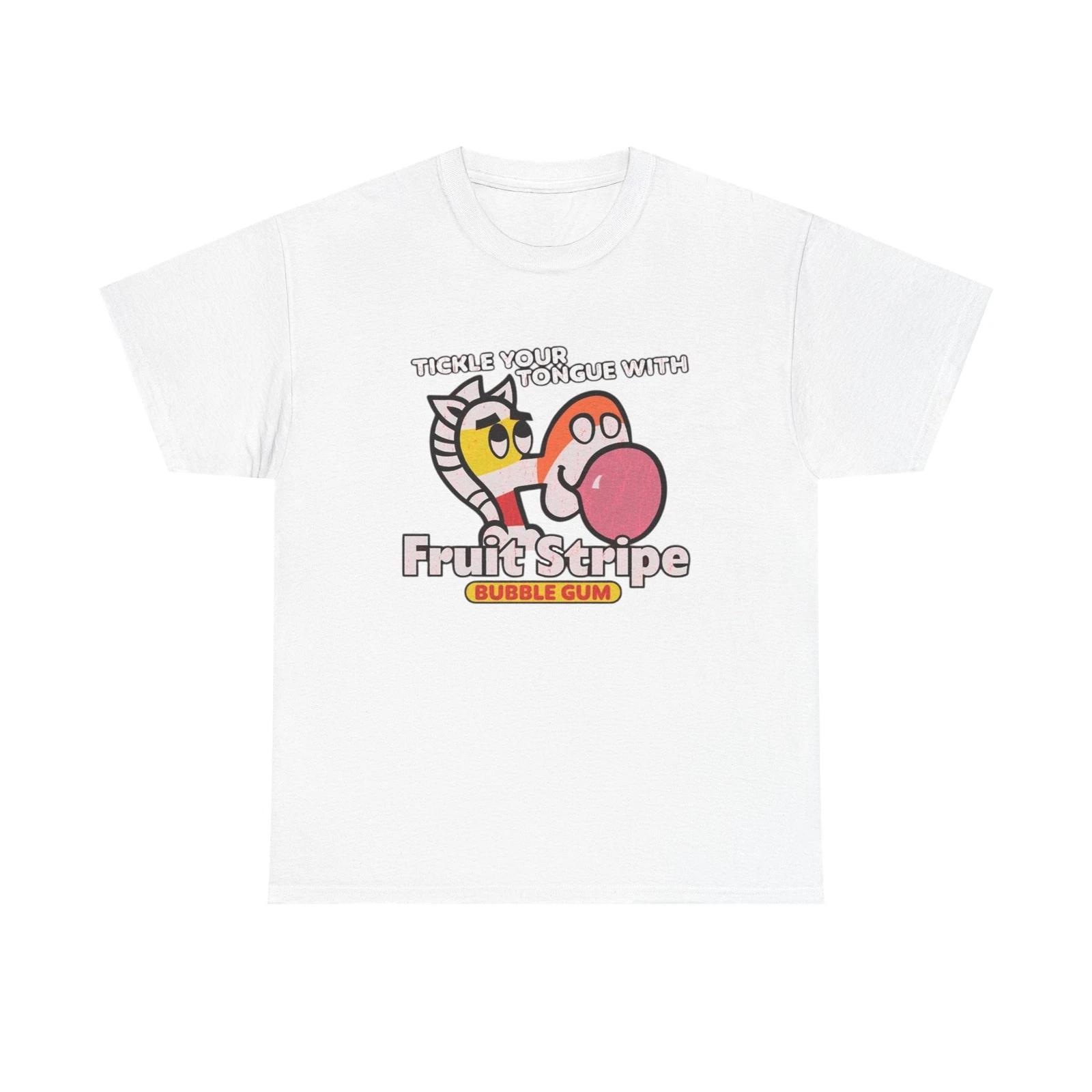 Men s and Women s T-shirts Fruit Stripe Graphic S