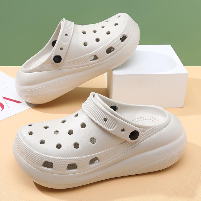 

Женские туфли с отверстиями модные и удобные для путешествий, дышащие и универсальные, нескользящие и износостойкие, женские сандалии для прямых волос 40 бежевый