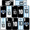 for Samsung Galaxy S25 S24 S23 iPhone 17 16 15 Xiaomi Redmi Note 14 13 12 11 Plus Pro Max Case Argentina No10 Soccer No 10 Football OPPO Huawei Cover