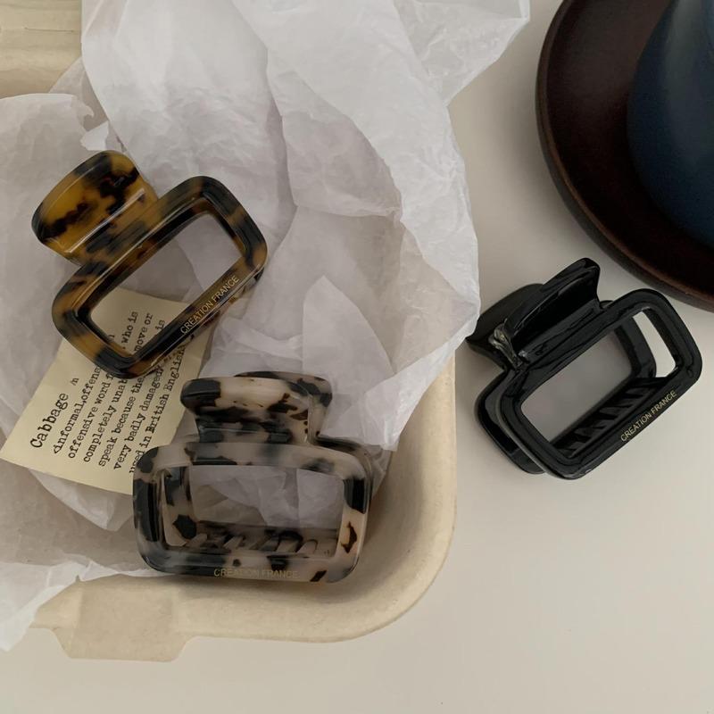 New Hair Clips for Girls Elegant Leopard Print Acetate Hair Clip Women High Quality Hair Claw Hair Accessories Hairclip