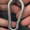 10Pezzi/Set Portachiavi Zincato in Ferro Articoli per Animali Domestici Clip per Auricolari Gancio di Sicurezza Gancio a Molla Gancio per Arrampicata all'Aperto Gancio