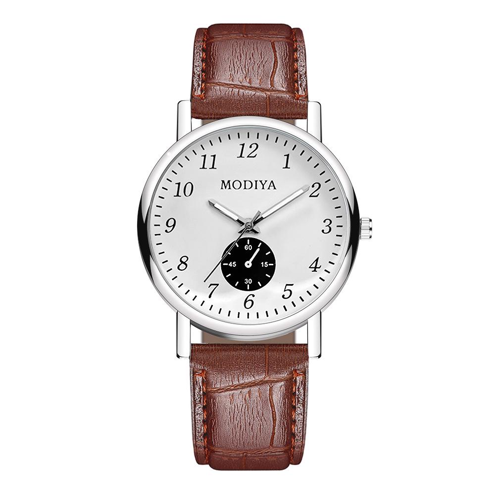 Men's Stylish Quartz Watch: Elegant Design, Leather Strap, Minimalist Appeal