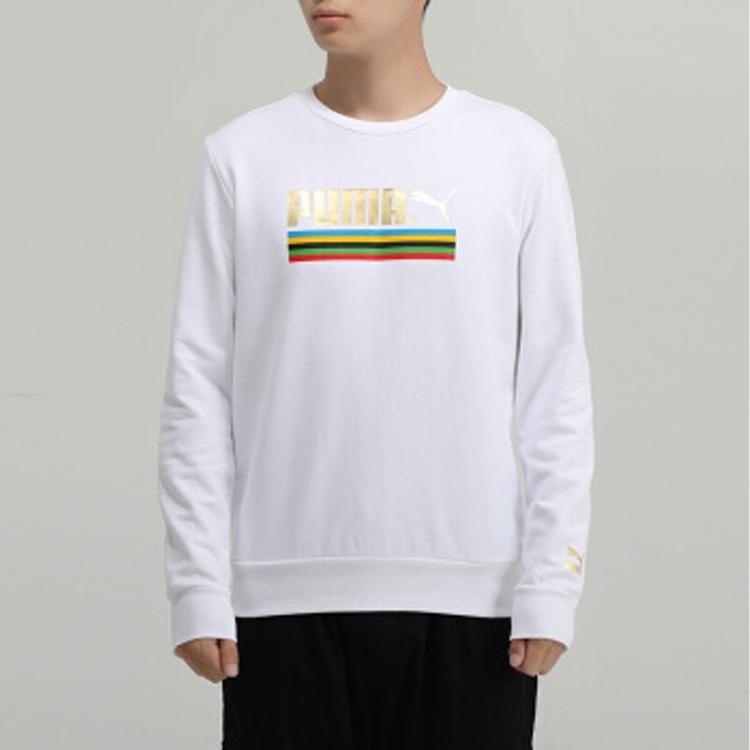 Puma Tfs Unity Rundhals-Sweatshirt Herren Oberteile Weiß 599285-02