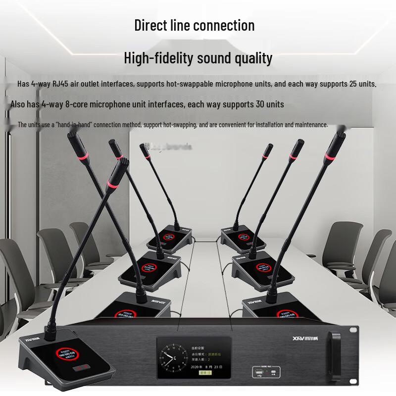 XEW-720 Professional Wired Conference Microphone System (CN Version)