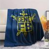 Coperta in Flanella Stampata Fenerbahçe Youth, Alta Qualità, Confortevole per Tutte le Stagioni, Arredamento per la Casa, Calore e Comfort