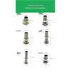 Stainless Steel 4-Point Thread Oil Drum Tank Connector