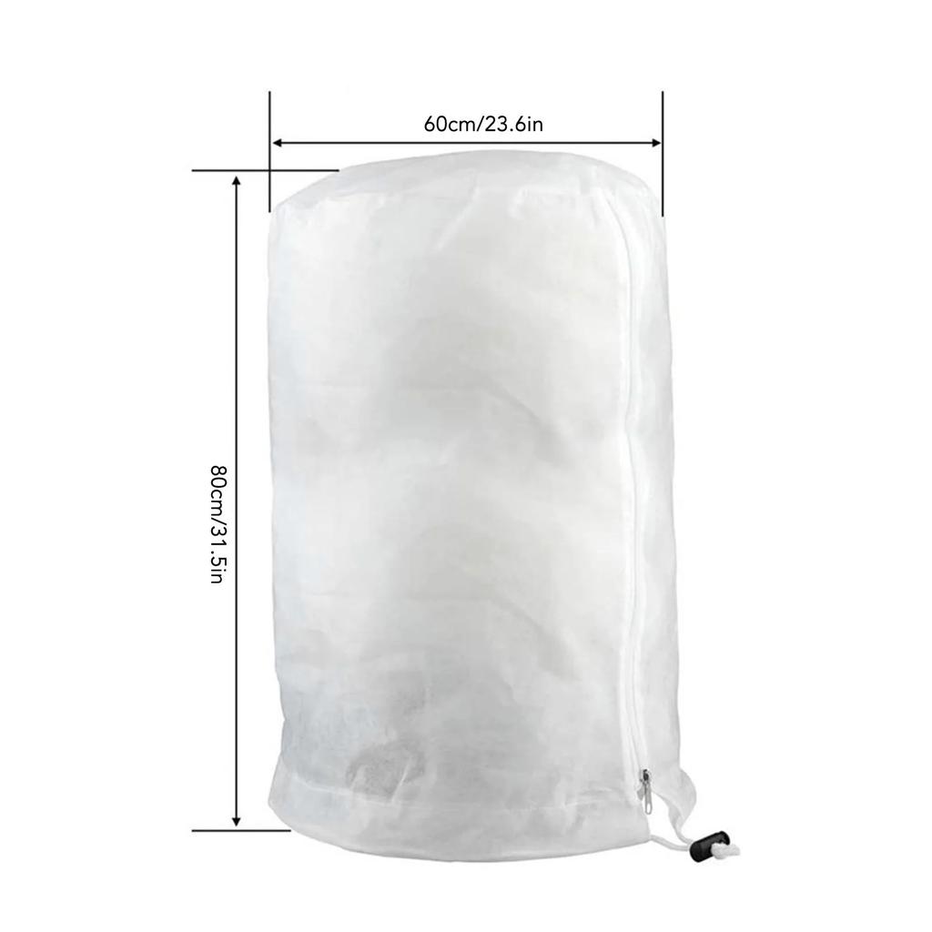 Plant Cover Non Woven Fabric Outdoor Freeze Frost Protection Plants Jacket For Cold Winter Weather Tree Shrub Protecting Bag
