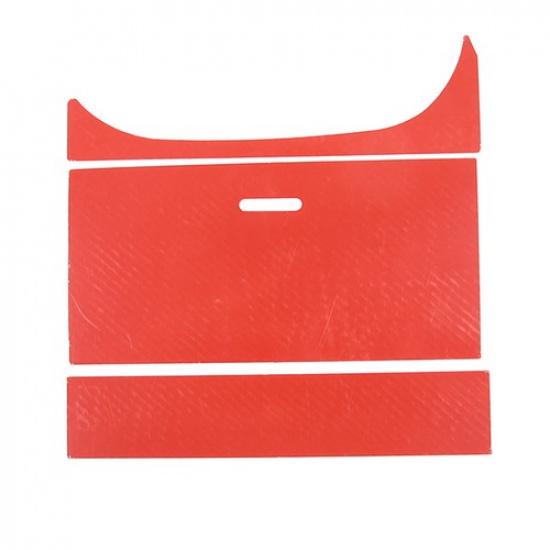 Blue Carbon Fiber Center Storage Panel Trim Cover For Jaguar F-TYPE 2013-