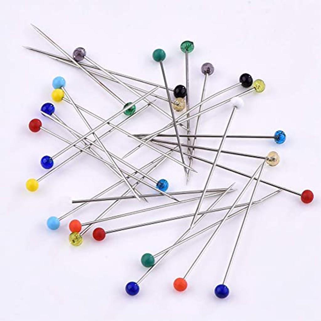 Color Pearlescent Needle Bead Needle Positioning Needle 100 Boxed Sewing Beedle