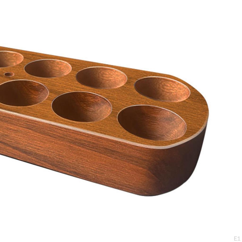 Coffee Containers with Shelf, Single Dose Bean Storage Tubes Display Rack and Lids