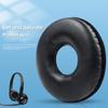 Headphone Cushion Comfortable Noise Reduction Headset Accessories Faux Leather Ear Pad for Logitech H390