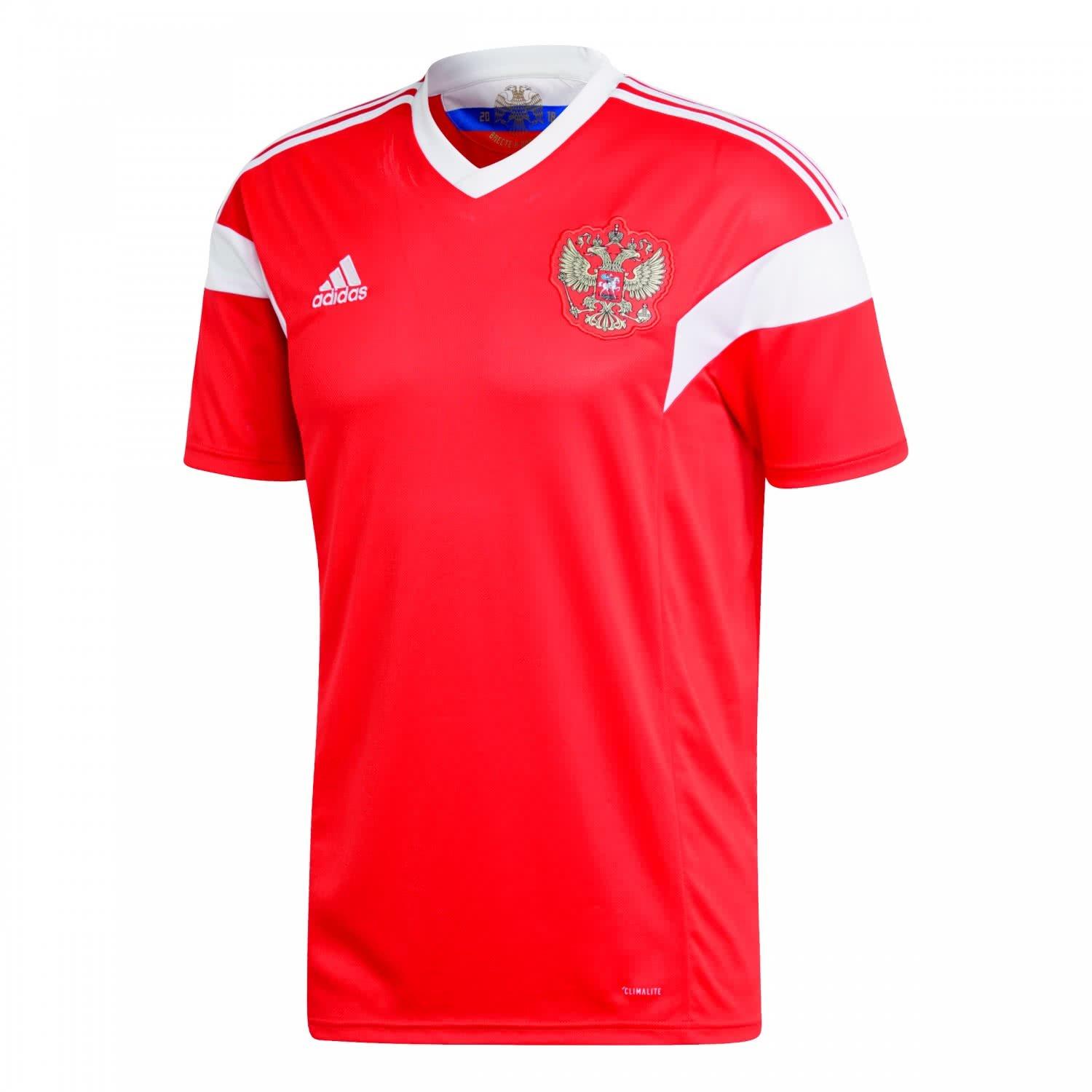 

Adidas Футболка реплика домашняя сборной России с коротким рукавом DTB71 DTB71 BR9055 M [Мужская] Красный/Белый