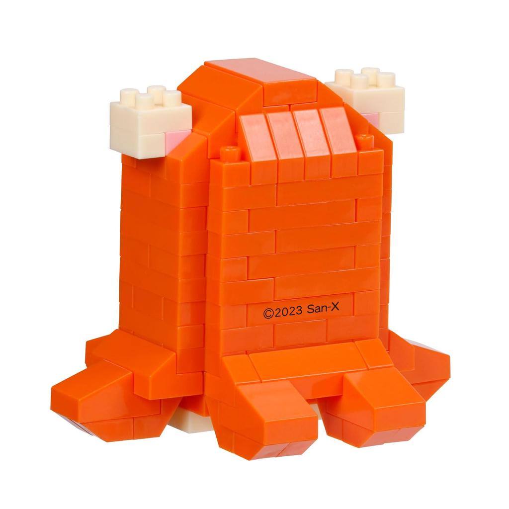 Kawada Nanoblock Korilakkuma (Takosan Wiener) 150 Pieces, Ages 12 and Up, Rilakkuma NBCC173