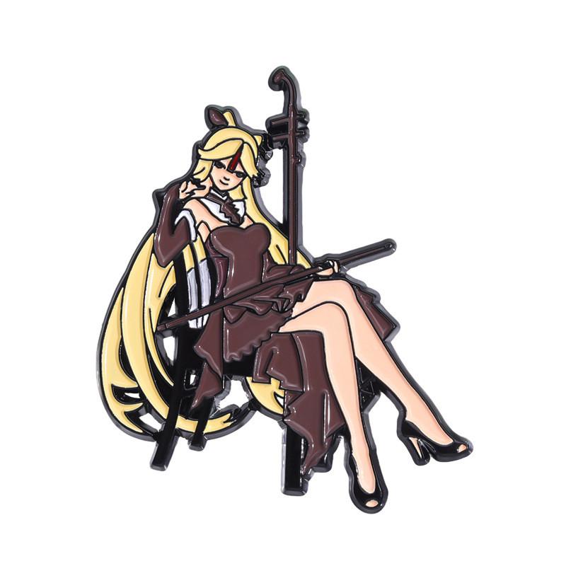 Cartoon Anime Character Brooch Metal Alloy Pin With Colorful Enamel Finish For Stylish Decoration