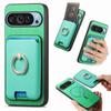 Cross-Border Google Pixel 9A Magnetic Card Holder Ring Case - Drop-Proof Protection