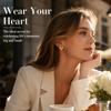 Geometric Texture Irregular Heart Earrings Stainless Steel Huggie Hoop Earrings  For Women