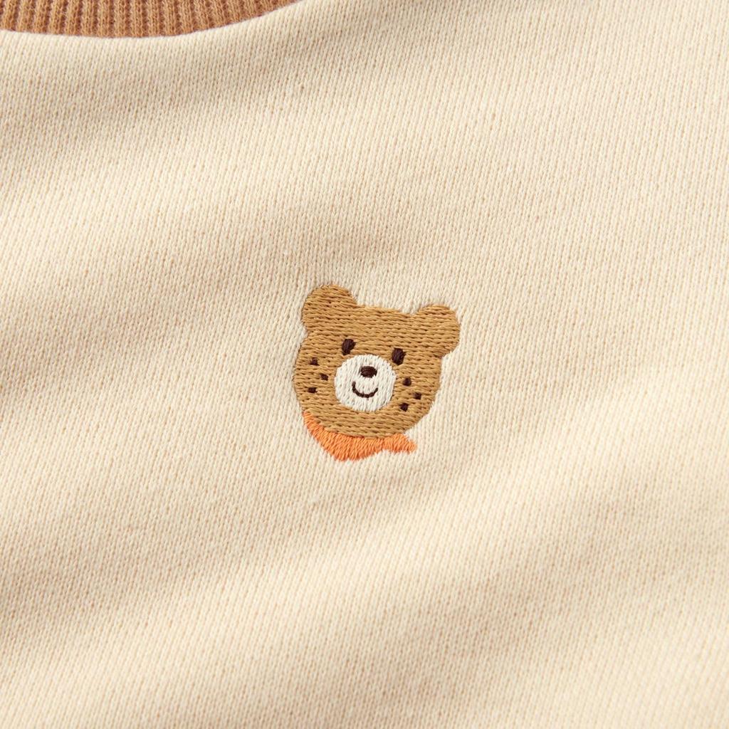MIKIHOUSE HOT BISCUITS Sweatshirt for Boys and Girls, Baby, Kids, 80cm, Ivory, 70-5602-688